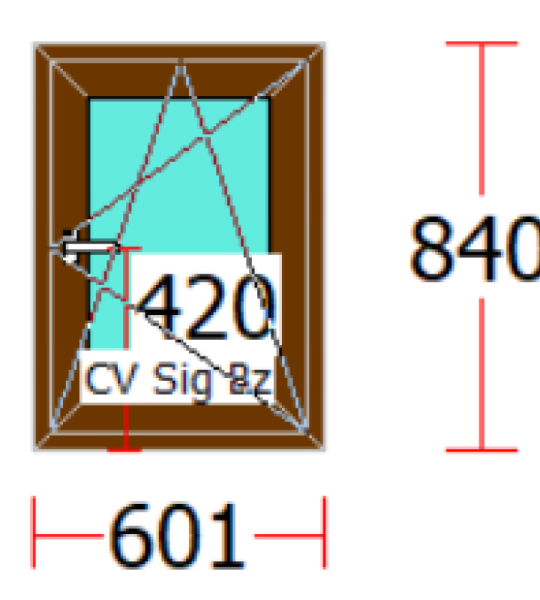FEREASTRA PVC/1 CANAT