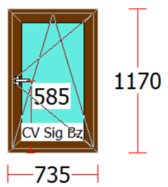 FEREASTRA PVC/1 CANAT