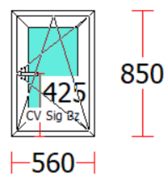 FEREASTRA PVC/1 CANAT