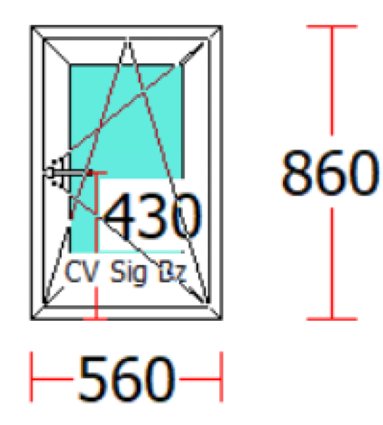 FEREASTRA PVC/1CANAT