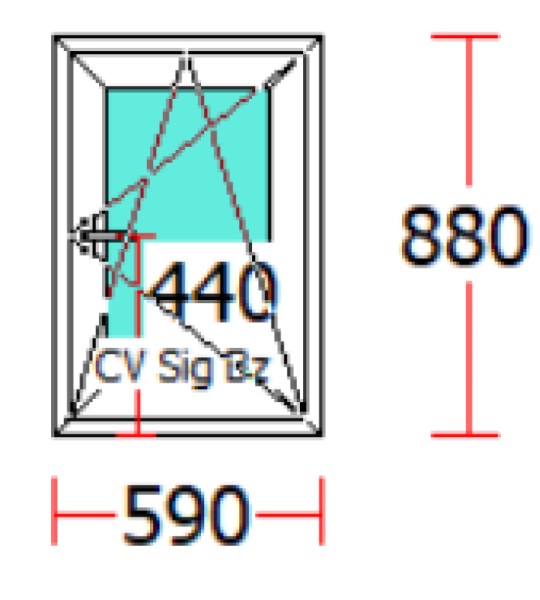 FEREASTRA PVC/1 CANATE