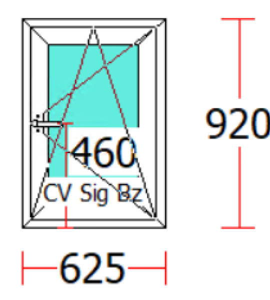 FEREASTRA PVC/1 CANAT