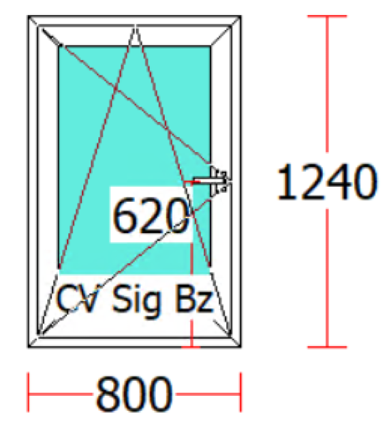 FEREASTRA PVC/1 CANAT