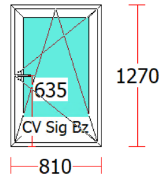 FEREASTRA PVC/1 CANAT