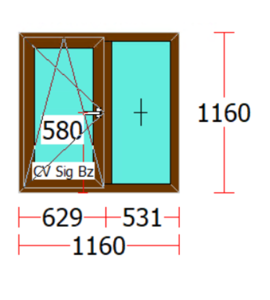 FEREASTRA PVC/1 CANAT
