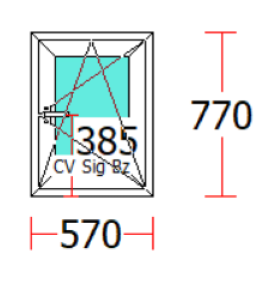 FEREASTRA PVC/1CANAT