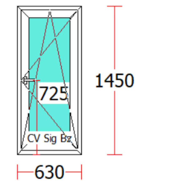 FEREASTRA PVC/1 CANAT